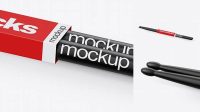 7237+ Matte Drumsticks in Paper Holder PSD Mockup Exclusive Free PSD Mockups