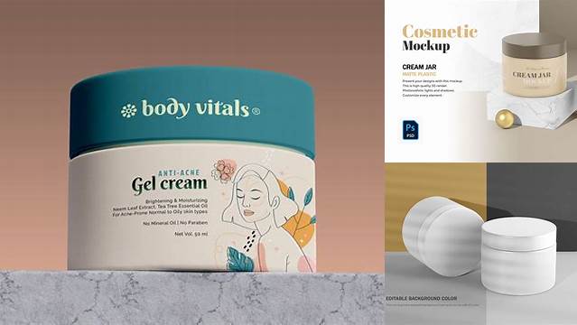 7239+ Shoe Cream Jar PSD Mockup Photoshop Resource Free