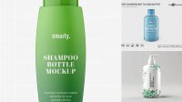 725+ Green Shampoo Bottle PSD Mockup Editable and Customizable PSD