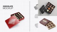 7251+ Box Of Chocolates Mockup Photoshop Freebie