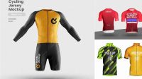 7258+ Mockup Cycling Jersey PSD Download