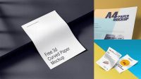 7259+ A4 Paper Sheets PSD Mockup Versatile Photoshop File