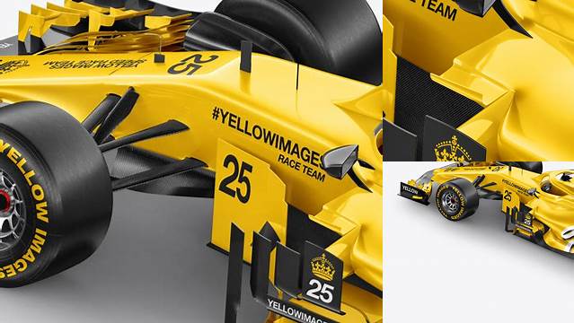 7267+ Formula-1 2018 PSD Mockup Halfside Back view Advanced Photoshop Design Free