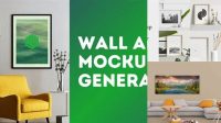 7269+ Wall Art Mockup Generator Free Best for Showcase