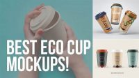 7270+ Eco Cup Mockup Free Best for Showcase