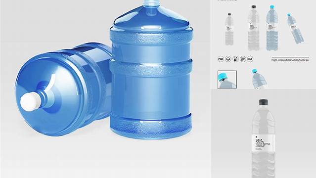 7270+ Plastic Water Bottle PSD Mockup Exclusive Free Photoshop Asset