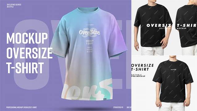 7274+ Oversized T Shirt Mockup Psd Premium Quality PSD Freebie