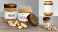 7277+ Glass Jar with Peanut Butter PSD Mockup Unique Free Photoshop Files