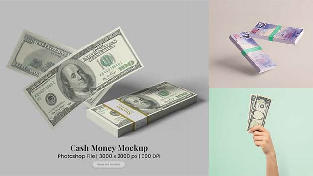 7279+ Money Mockup Free Premium PSD Freebie