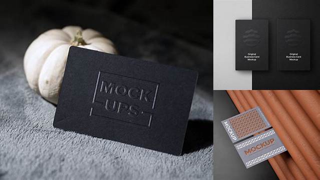 7281+ Embossed Business Card Mockup Premium Quality Freebie