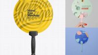 7283+ Plastic Hand Fan Mockup Free Stylish Free PSD