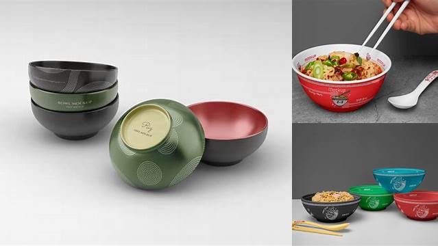 7283+ Rice Bowl Mockup Include TIFF