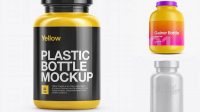 7291+ Mass Gainer Bottle PSD Mockup Best for Showcase