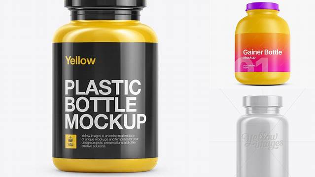 7291+ Mass Gainer Bottle PSD Mockup Best for Showcase