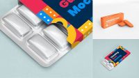 7295+ Chewing Gum Packaging Mockup Free High-Quality Editable PSD