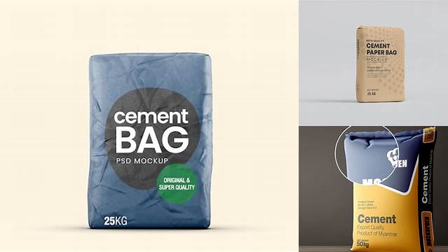 7298+ Cement Paper Bag Mockup Free Download PSD Free Download