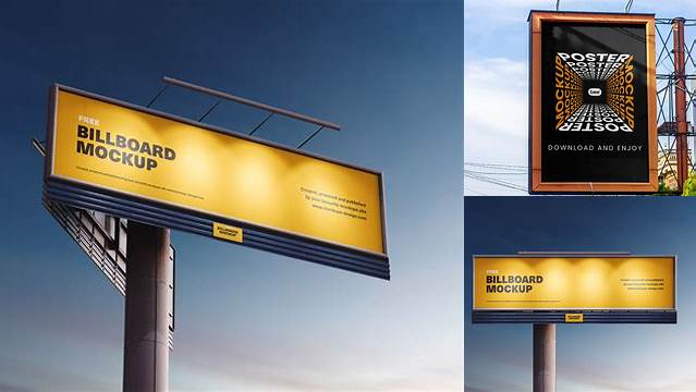 730+ Free Billboard Mockups High Resolution