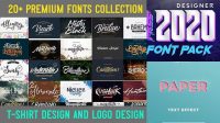 7303+ Premium Font Pack Free Download Fully Editable PSD Template