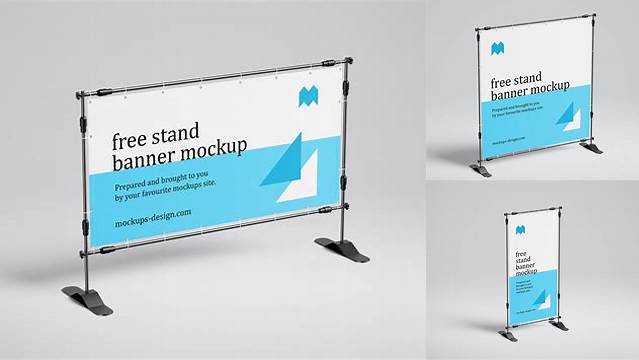 7304+ Mockup Free Banner Stand Digital Download