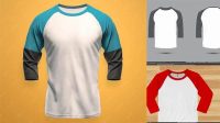 7306+ Mockup Raglan Easy Editable