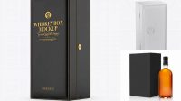 7308+ Whisky Box Mockup Include TIFF