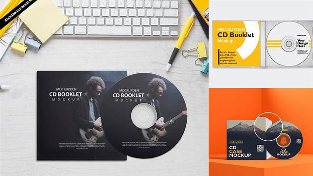 7309+ Cd Booklet Mockup For Free Download