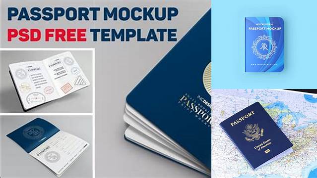 7311+ Passport Mockup Free Mockup Templates