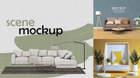 7313+ Furniture Mockup Editable Photoshop File