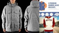 7313+ Jaket Parasut Mockup Layered PSD File Free Download