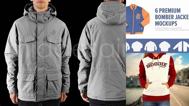 7313+ Jaket Parasut Mockup Layered PSD File Free Download