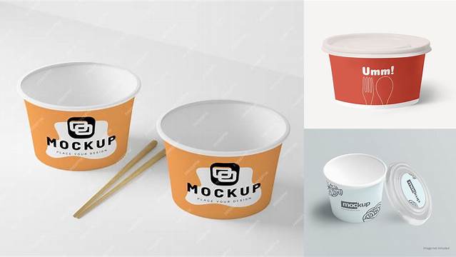 7313+ Paper Bowl Mockup Free Digital Download