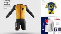 7314+ Cycling Jersey Mockup Psd Free Best for Showcase