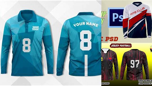 732+ Mockup Jersey Lengan Panjang Psd For Free Download