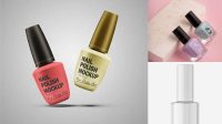 7320+ Nail Polish Bottle PSD Mockup High-End Photoshop Mockup