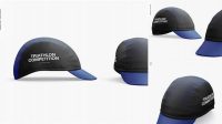 7323+ Cycling Cap PSD Mockup Front View Exclusive and Stylish Design PSD