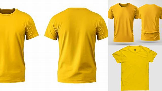 7325+ Yellow Images Apparel Mockups Free Download Easy Editable