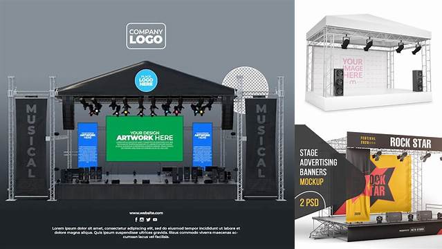 7328+ Concert Stage Mockup Free Mockup Templates