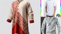 7328+ Mockup Baju Koko Premium Design Freebie