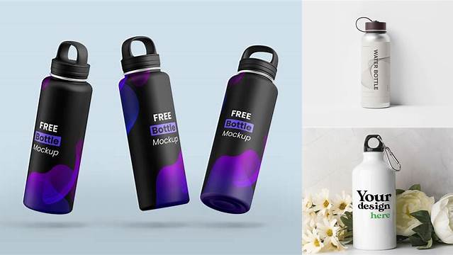 7333+ Aluminium Bottle Mockup Free Free Downloadable PSD