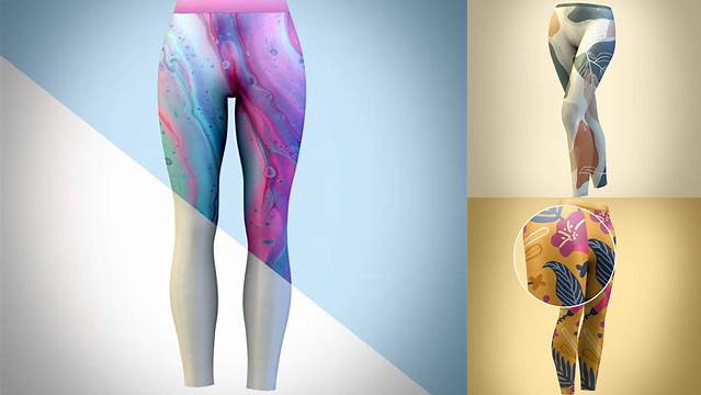 7337+ Leggings PSD Mockup / Side View Free Graphic Design Mockup File