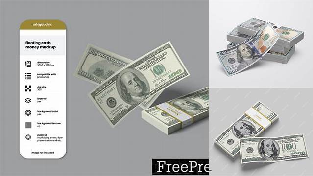 7342+ E Money Mockup Smart Object Free Photoshop File