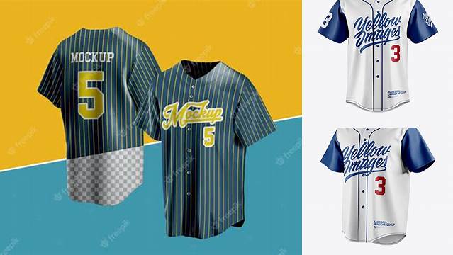 7345+ Free Baseball Jersey Mockup Psd Free PSD