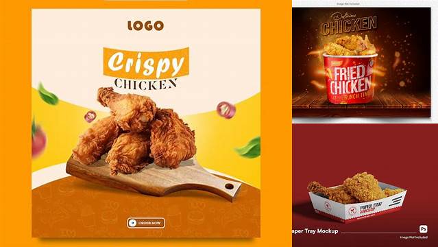 7345+ Fried Chicken Mockup Free High-Quality PSD Files