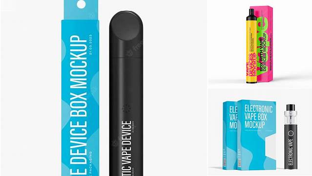 7353+ Vape Box Mockup Free Mockup Templates