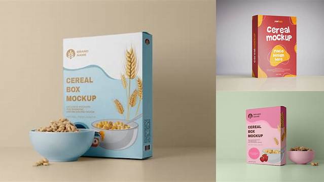 7354+ Cereal Mockup Free Digital Download