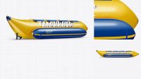 7354+ Glossy Banana Boat PSD Mockup Half Side View Download Free