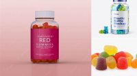 7355+ Gummies Mockup Free Smart PNG Image