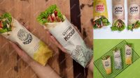 7356+ Shawarma Box Mockup Fully Editable PSD Template