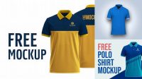 7357+ Polo Shirt Free Mockup Hight Resolution