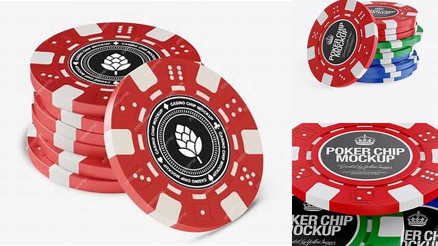 736+ 11 Plastic Casino Tokens PSD Mockup Creative Design PSD Free Download